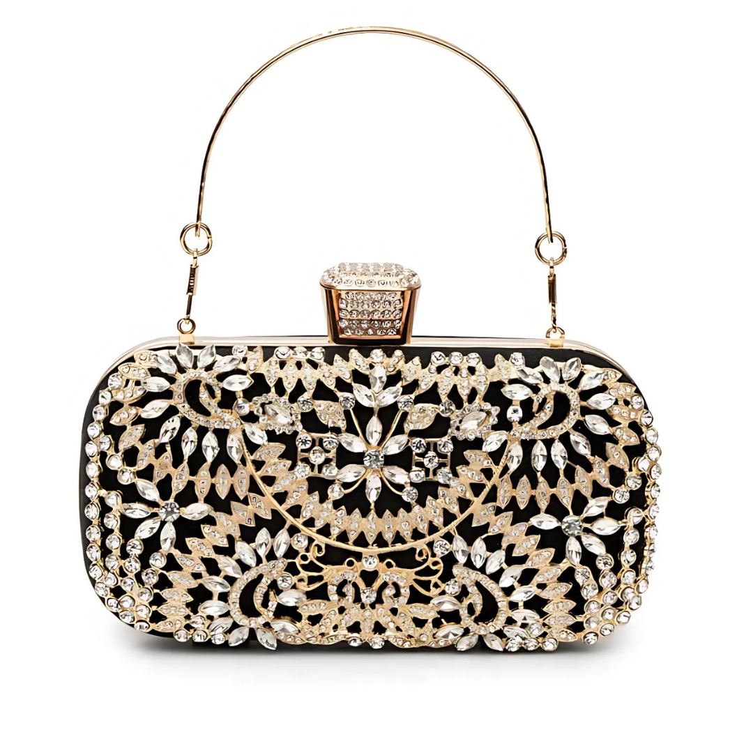 Bolso de Mano Elegante con Cristales