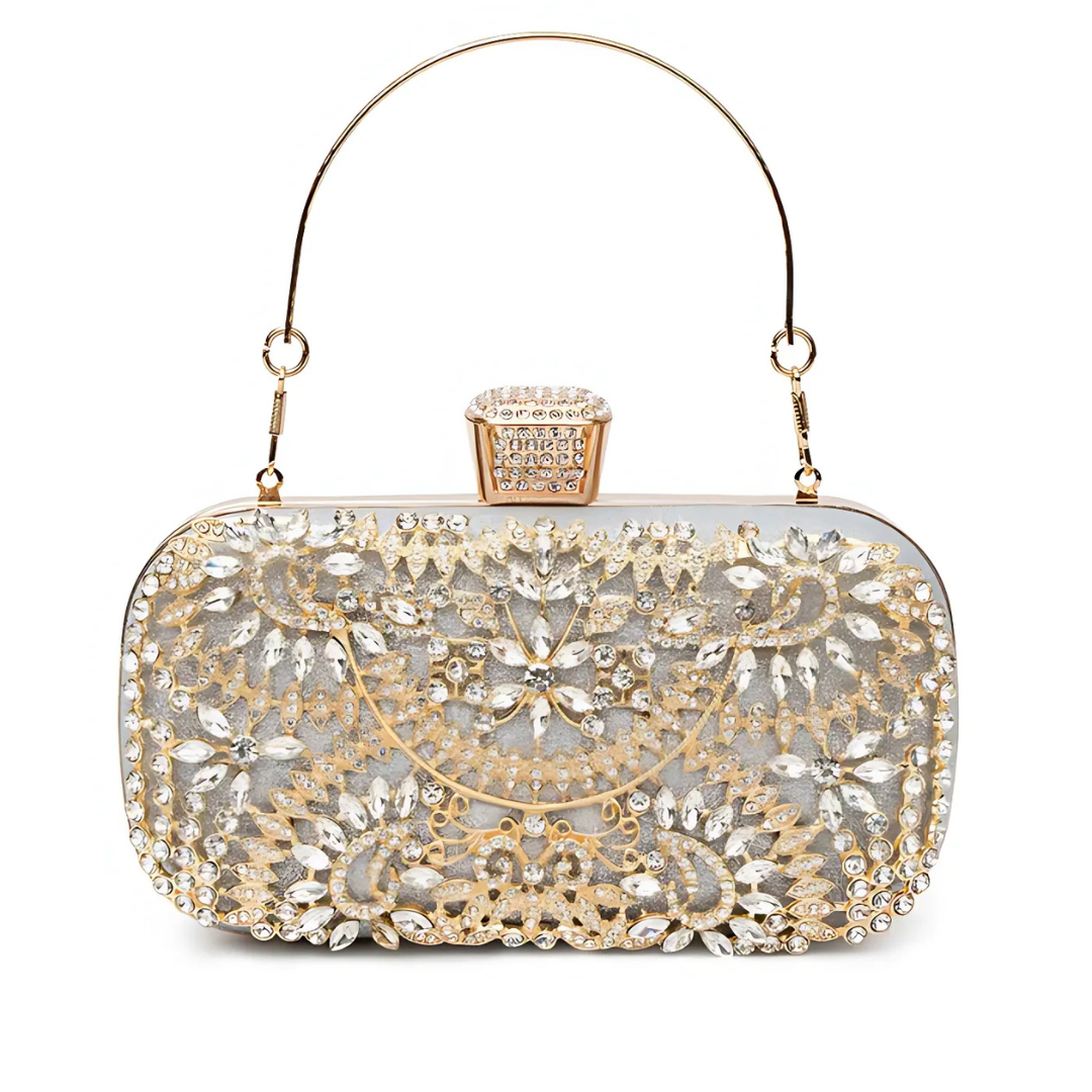 Bolso de Mano Elegante con Cristales